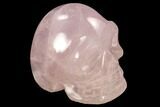 Polished Rose Quartz Crystal Skull #99604-2